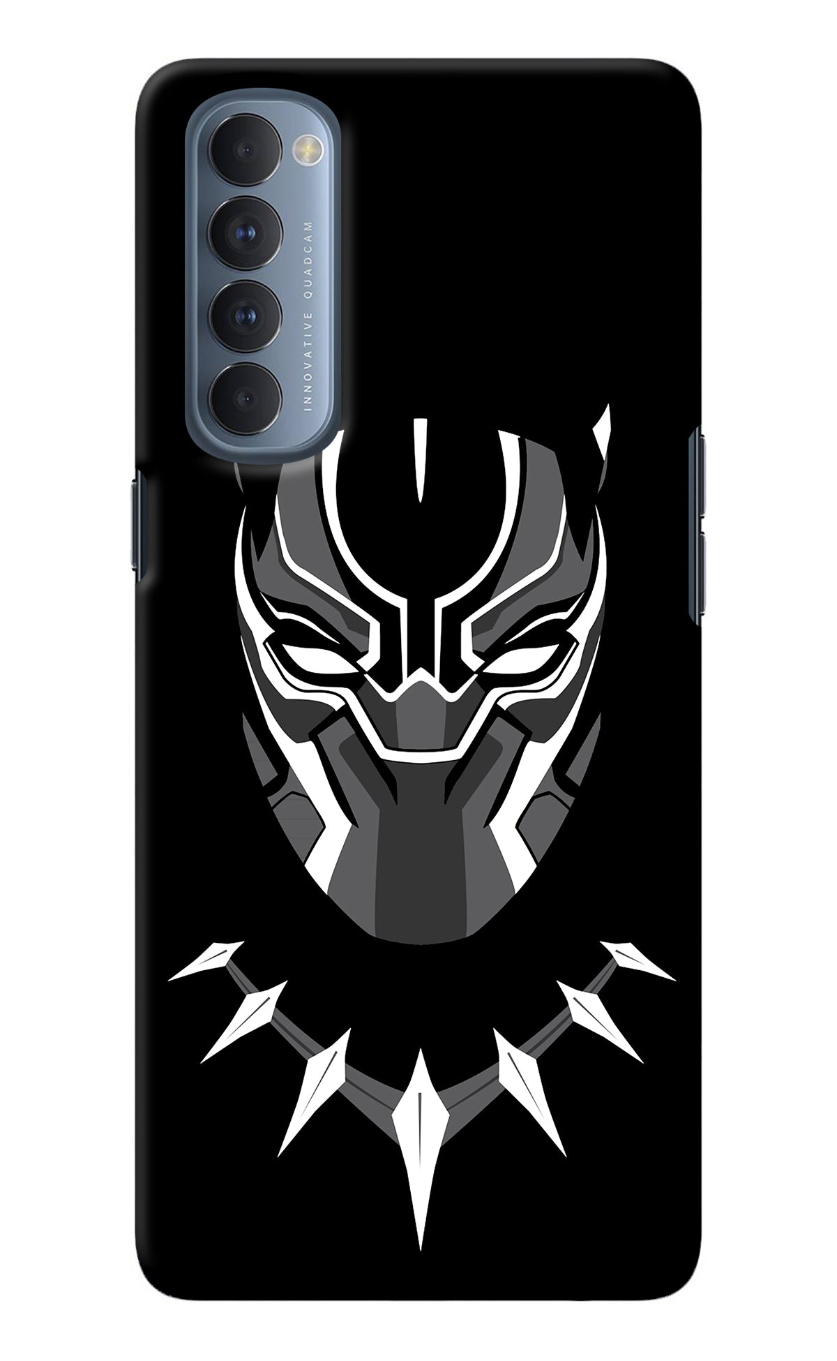 Black Panther Oppo Reno4 Pro Back Cover