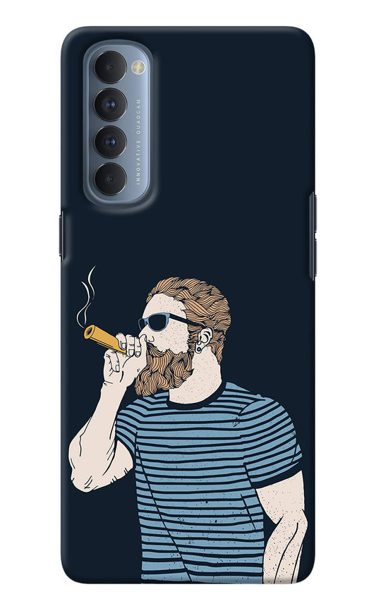 Smoking Oppo Reno4 Pro Back Cover