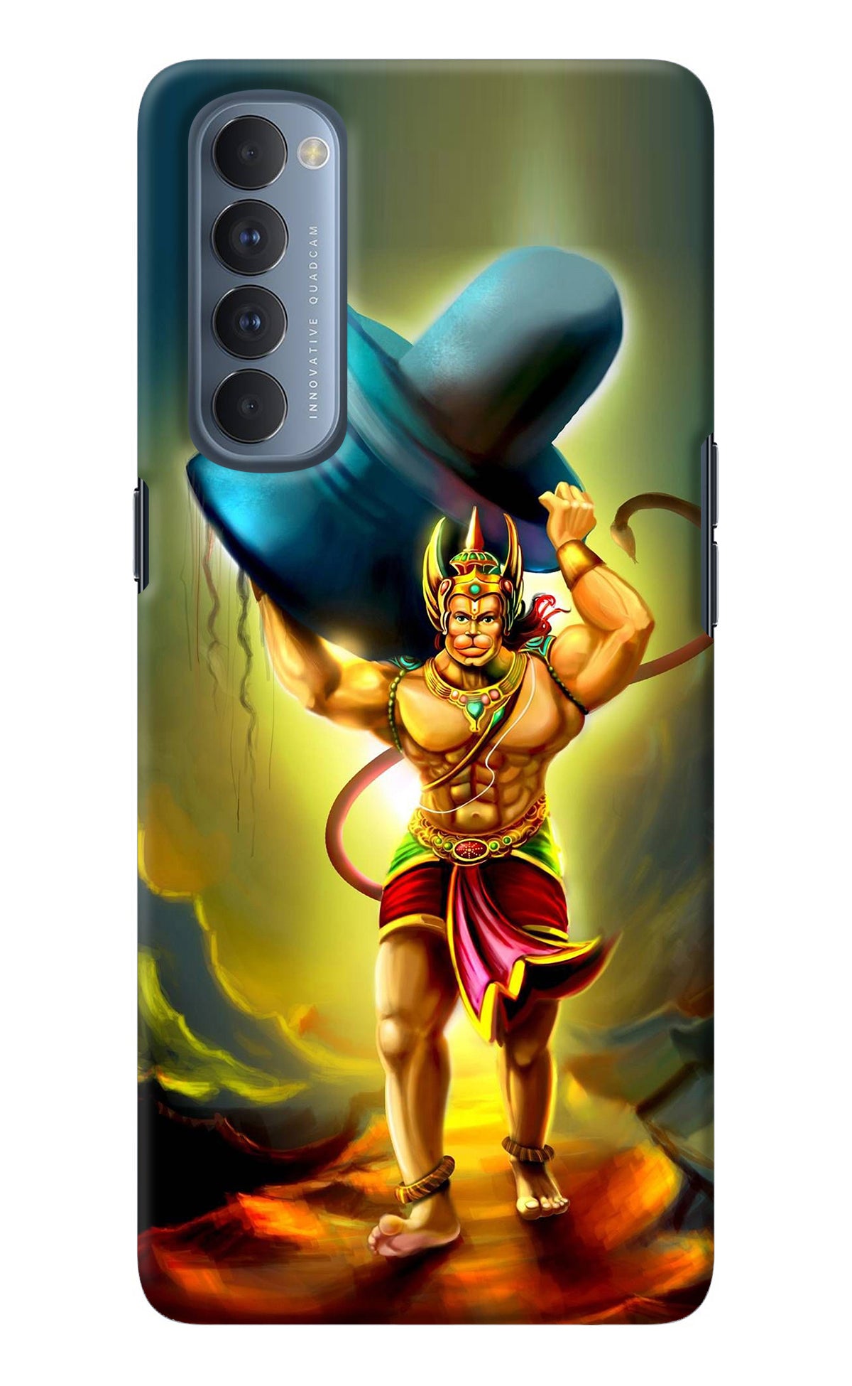 Lord Hanuman Oppo Reno4 Pro Back Cover