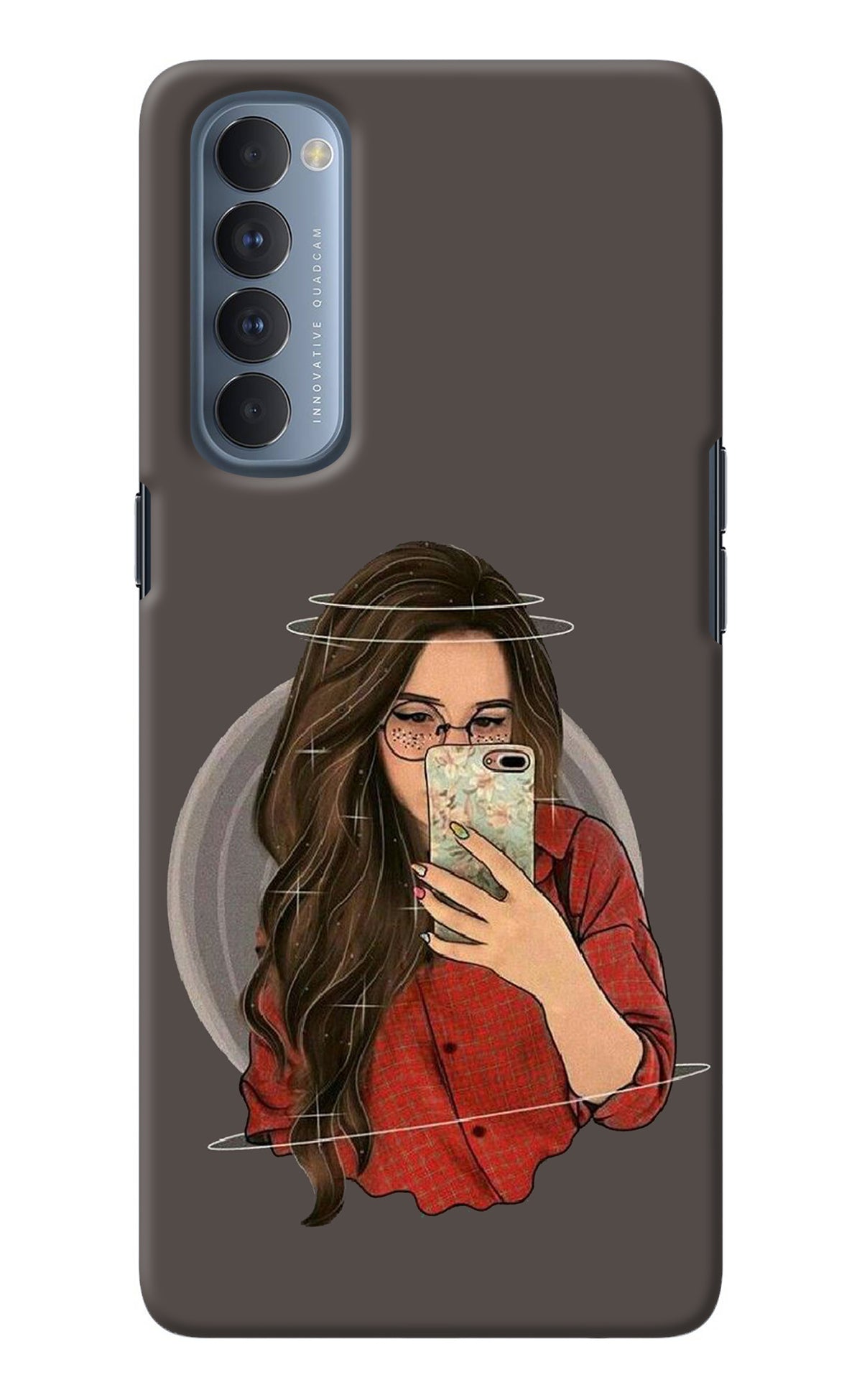 Selfie Queen Oppo Reno4 Pro Back Cover