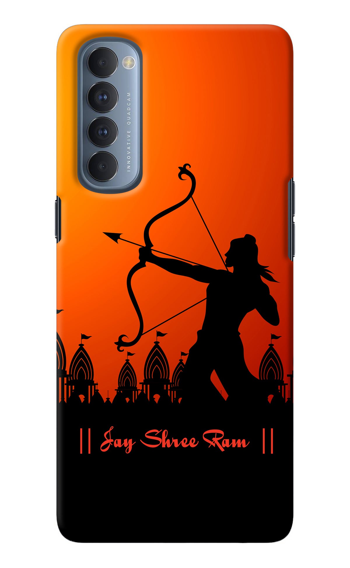 Lord Ram - 4 Oppo Reno4 Pro Back Cover