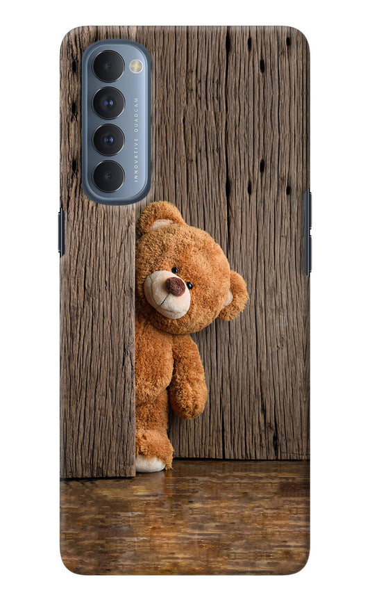 Teddy Wooden Oppo Reno4 Pro Back Cover
