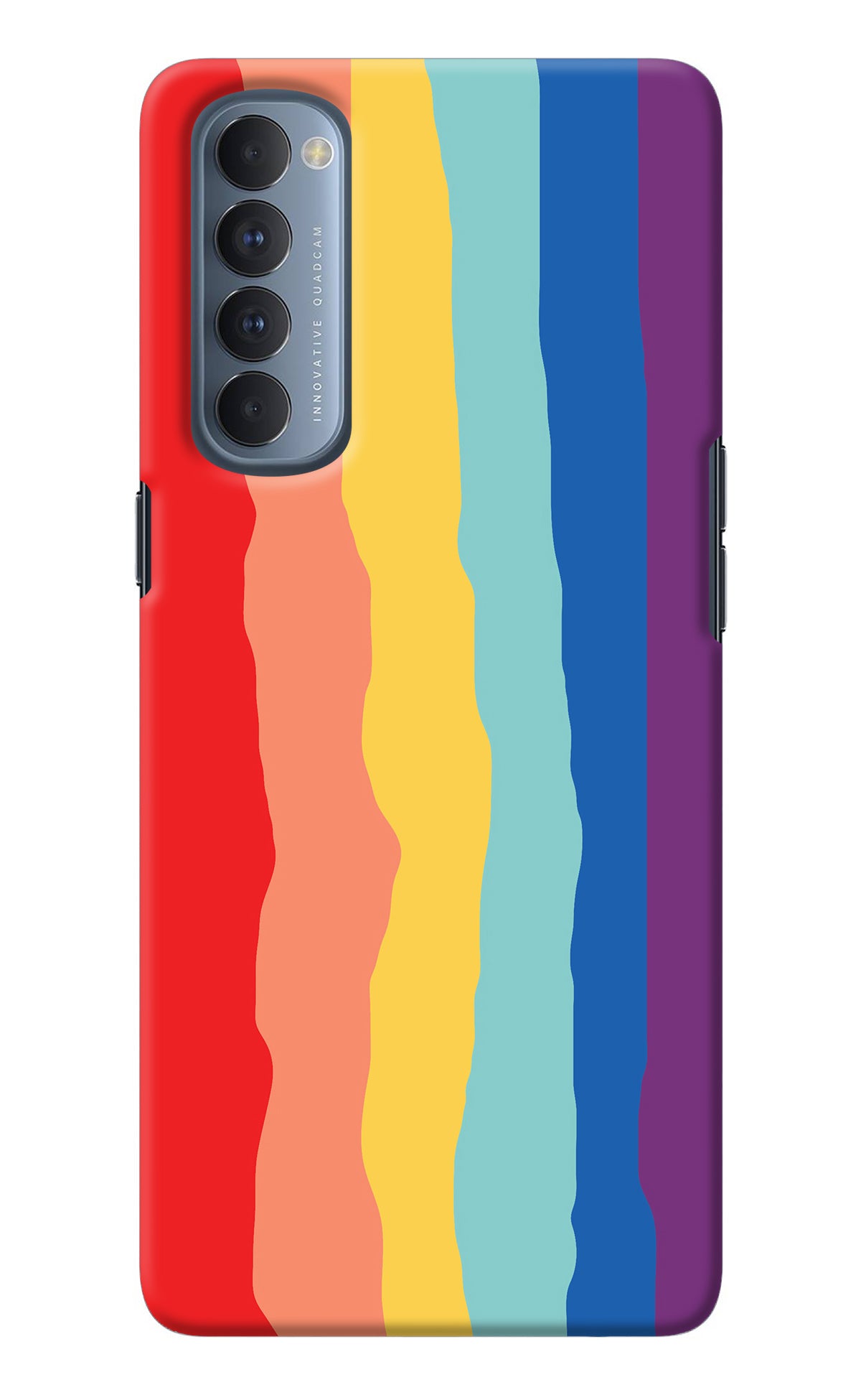 Rainbow Oppo Reno4 Pro Back Cover