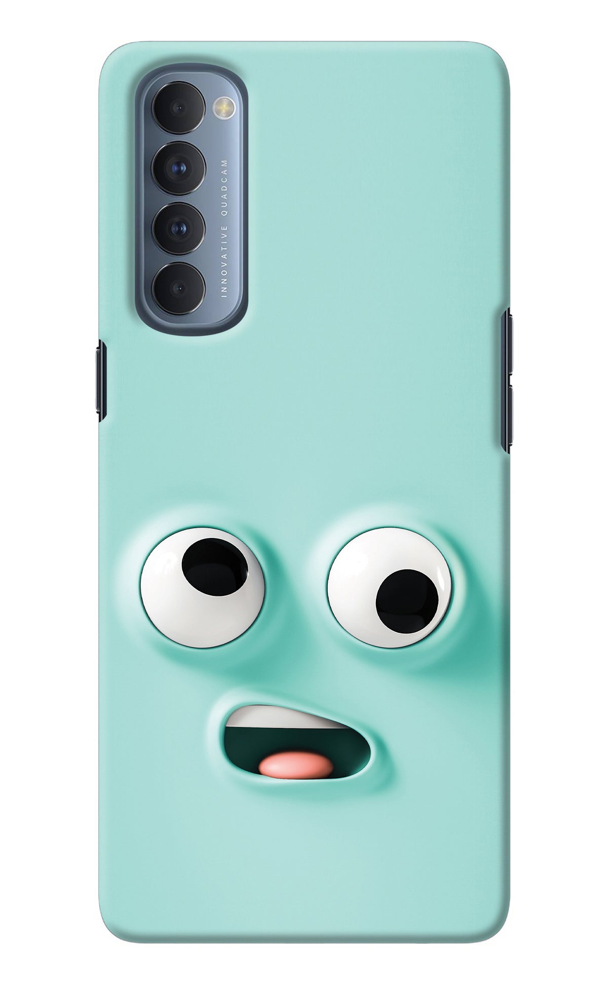 Funny Cartoon Oppo Reno4 Pro Back Cover