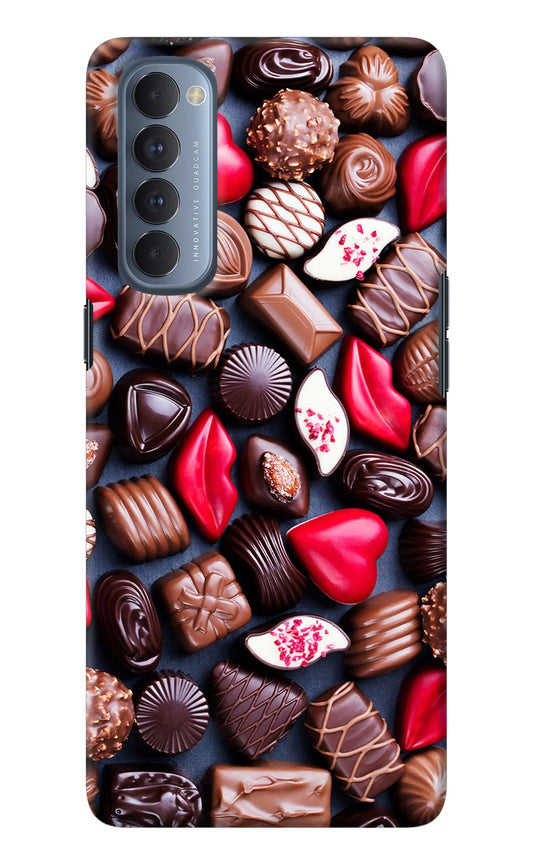 Chocolates Oppo Reno4 Pro Back Cover