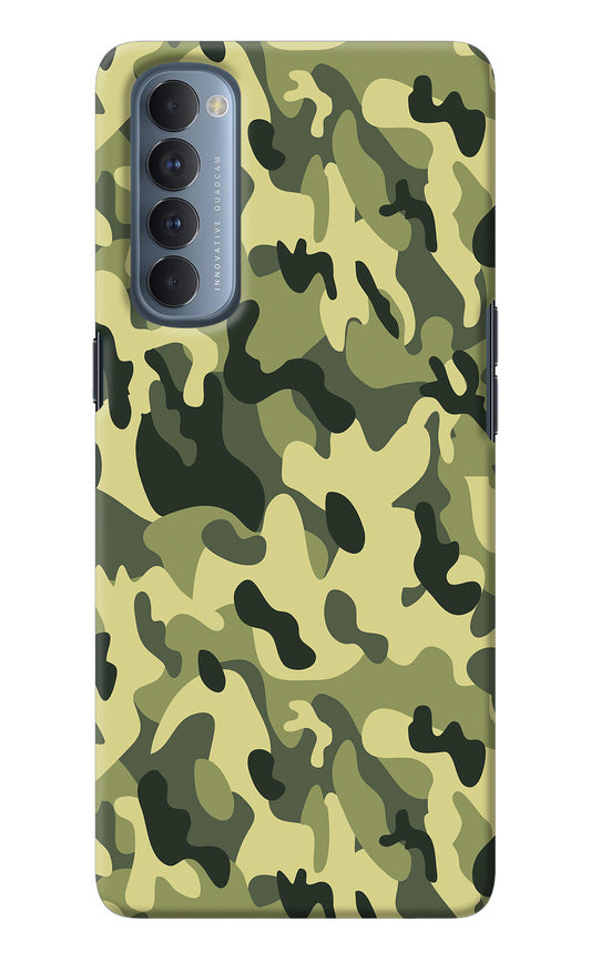 Camouflage Oppo Reno4 Pro Back Cover