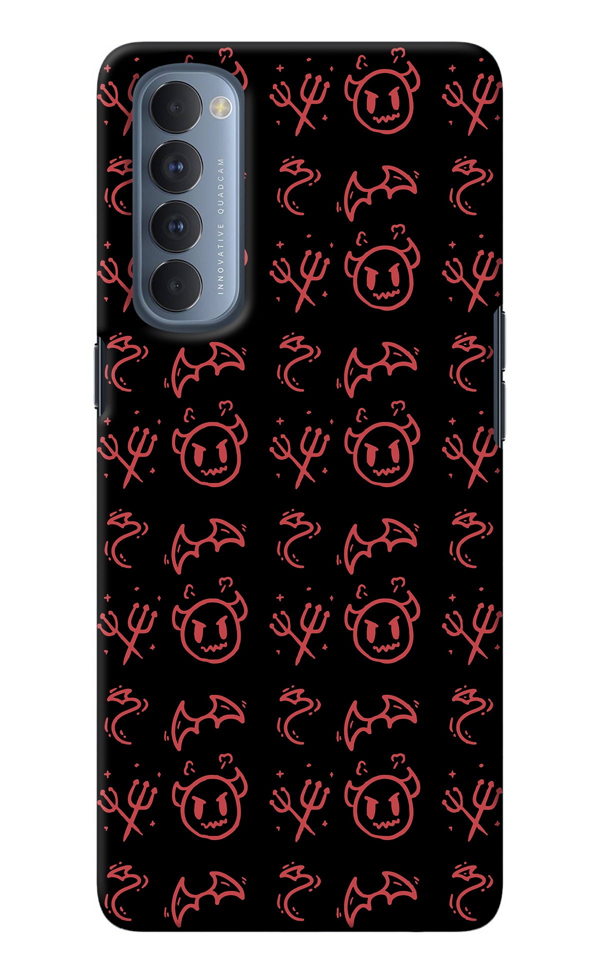 Devil Oppo Reno4 Pro Back Cover