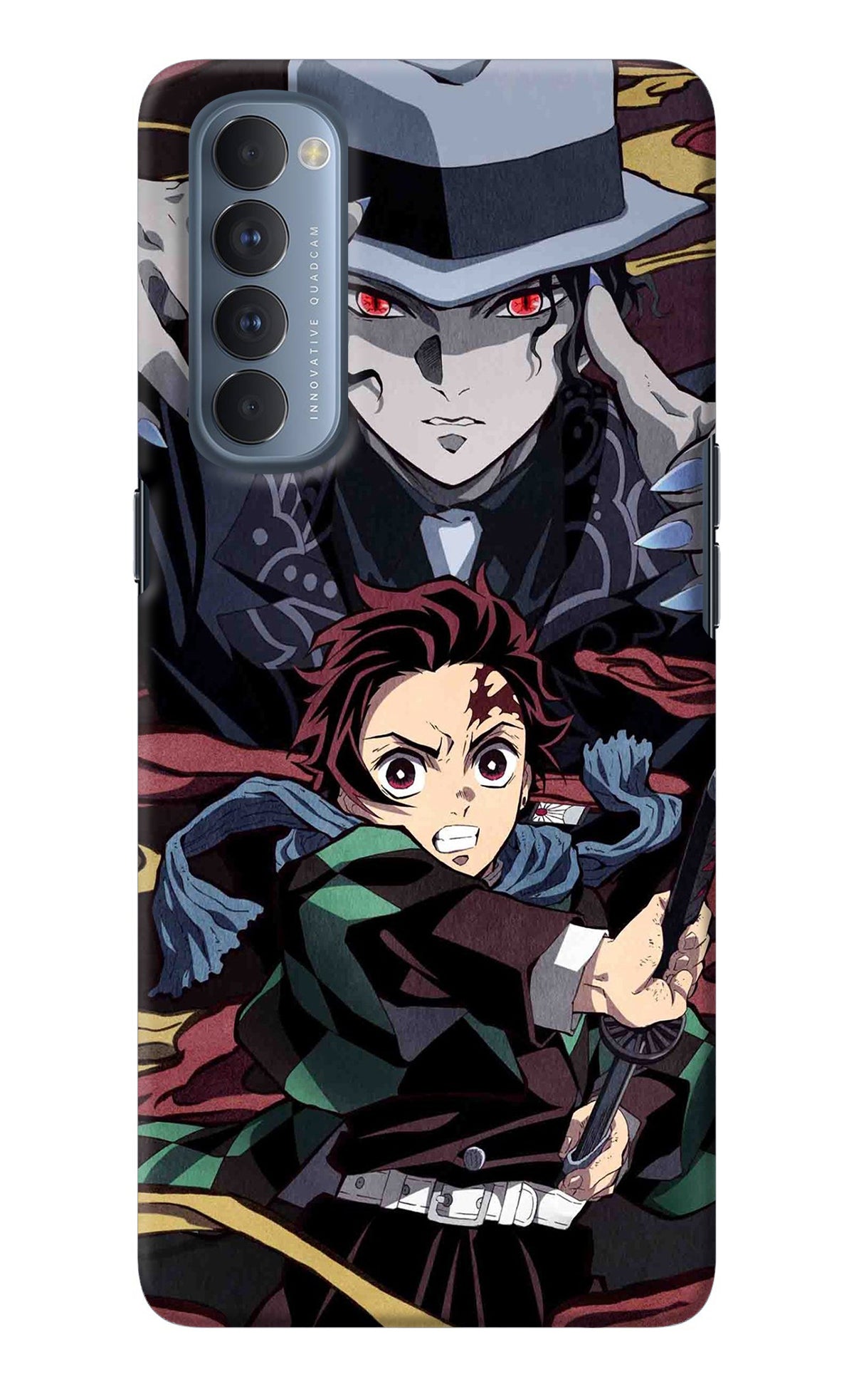 Demon Slayer Oppo Reno4 Pro Back Cover