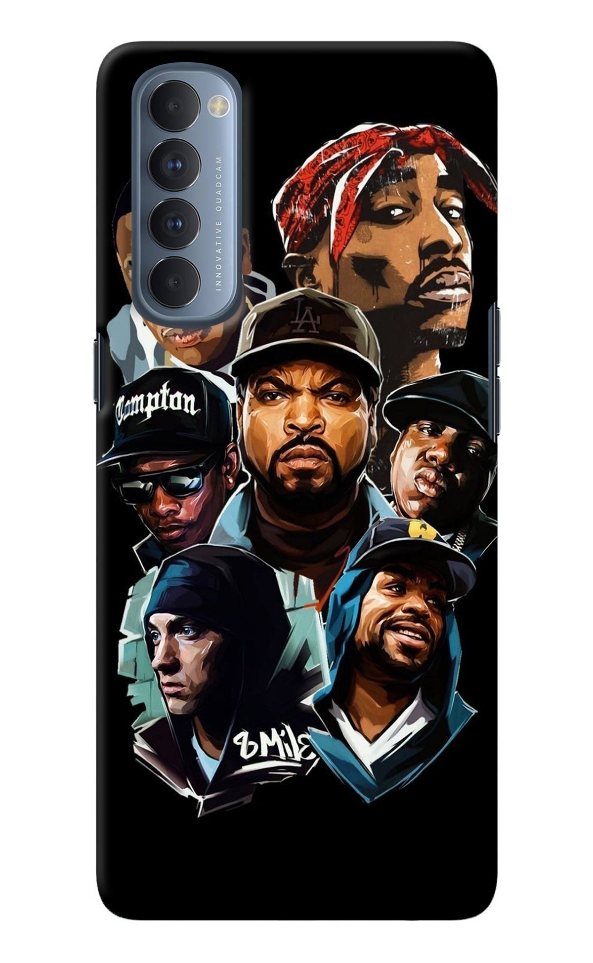 Rappers Oppo Reno4 Pro Back Cover