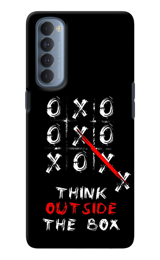 Think out of the BOX Oppo Reno4 Pro Back Cover