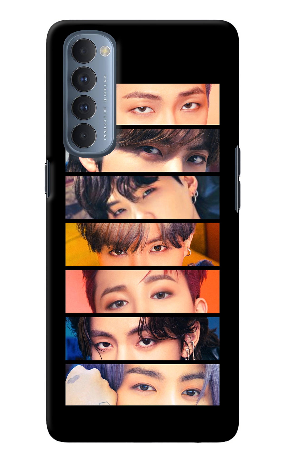 BTS Eyes Oppo Reno4 Pro Back Cover