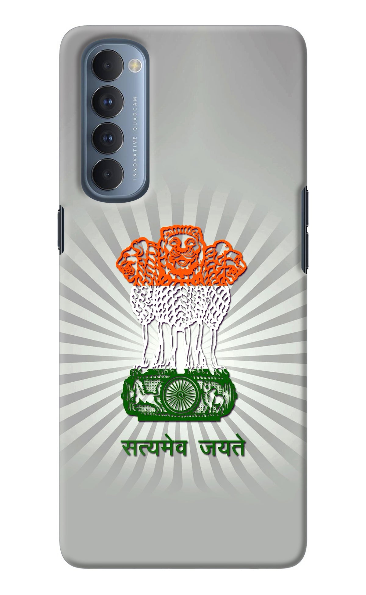 Satyamev Jayate Art Oppo Reno4 Pro Back Cover