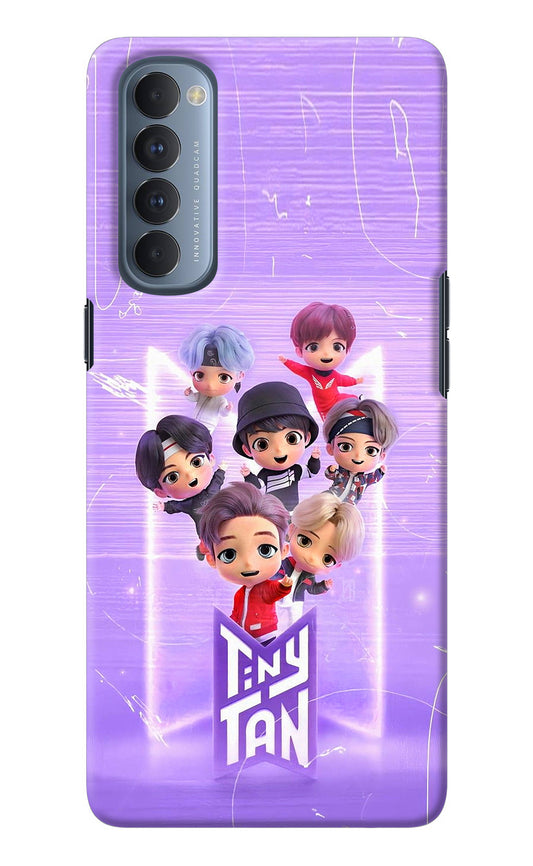 BTS Tiny Tan Oppo Reno4 Pro Back Cover