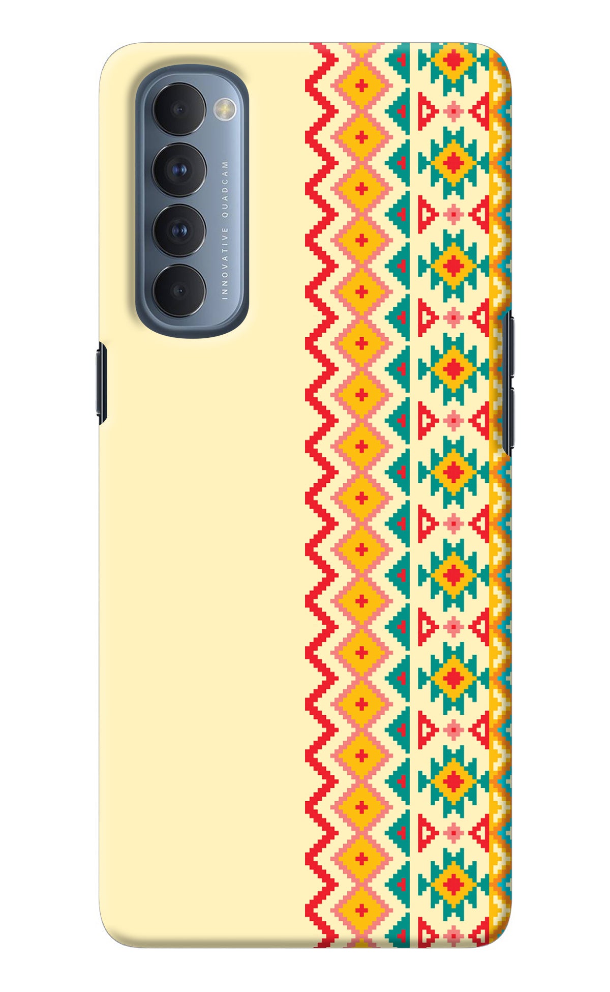 Ethnic Seamless Oppo Reno4 Pro Back Cover