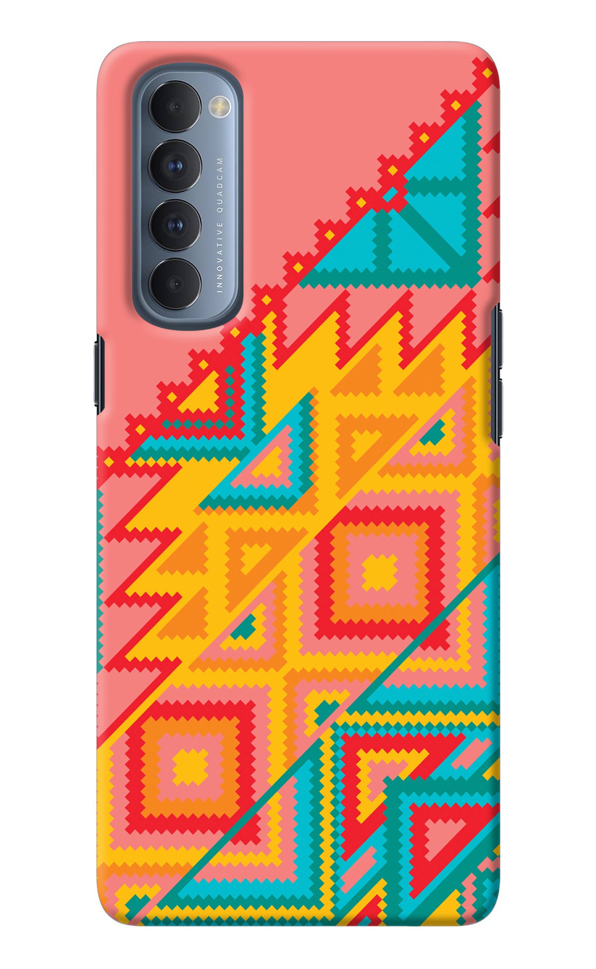 Aztec Tribal Oppo Reno4 Pro Back Cover