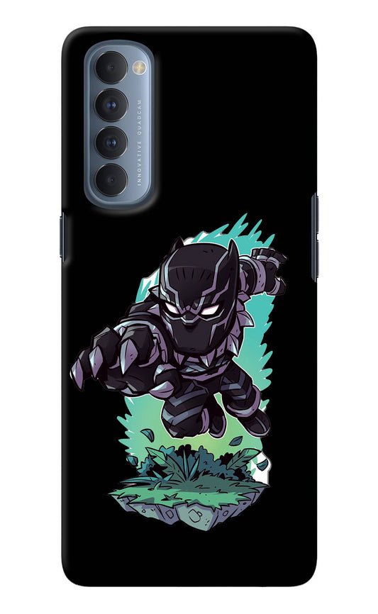 Black Panther Oppo Reno4 Pro Back Cover