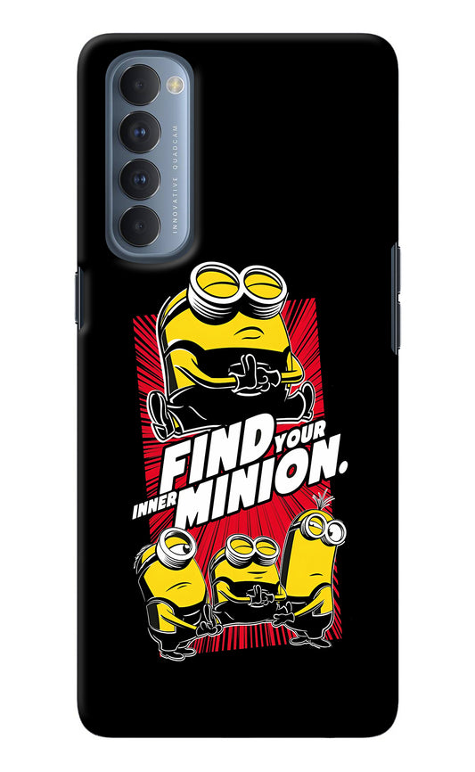 Find your inner Minion Oppo Reno4 Pro Back Cover