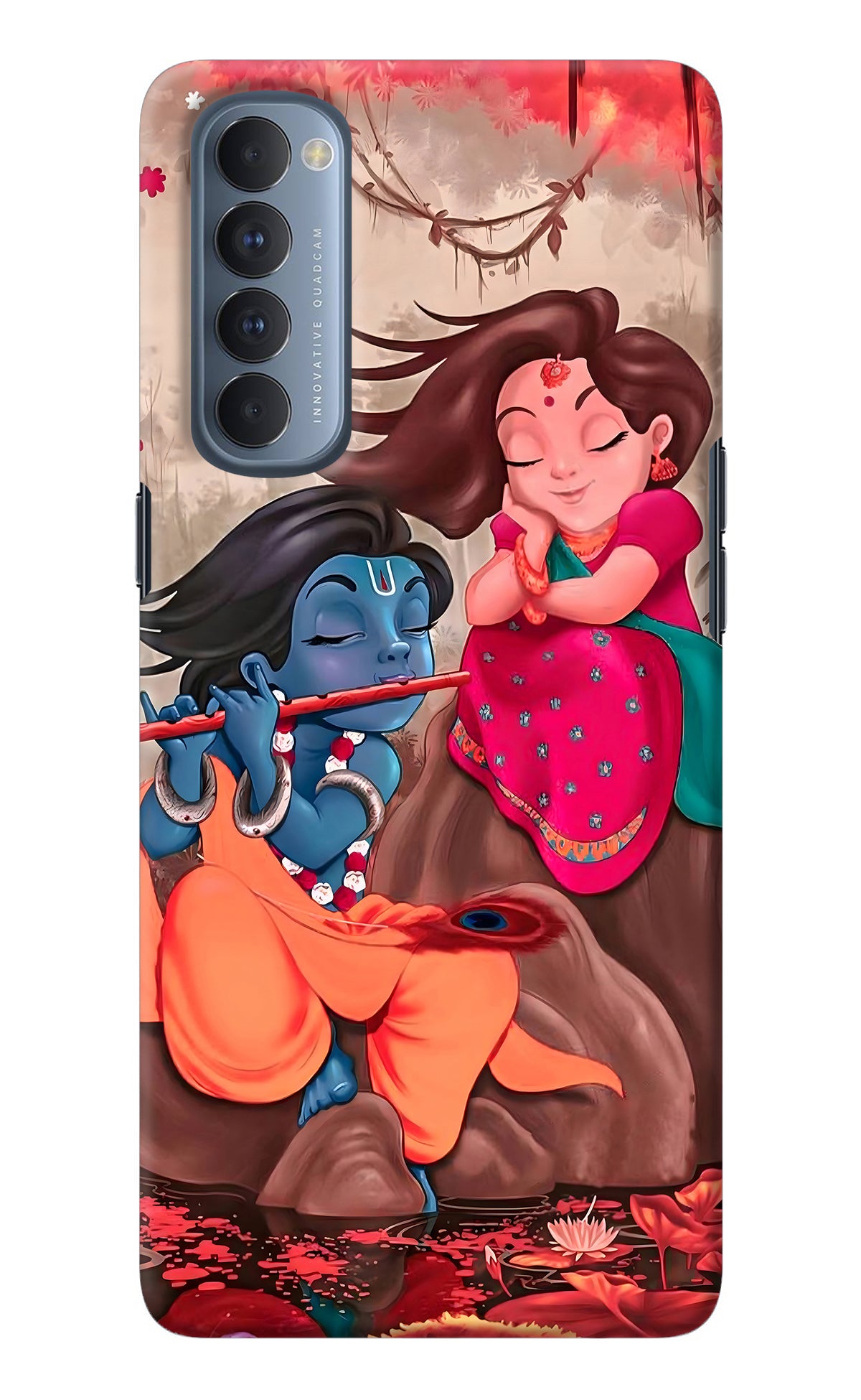 Radhe Krishna Oppo Reno4 Pro Back Cover