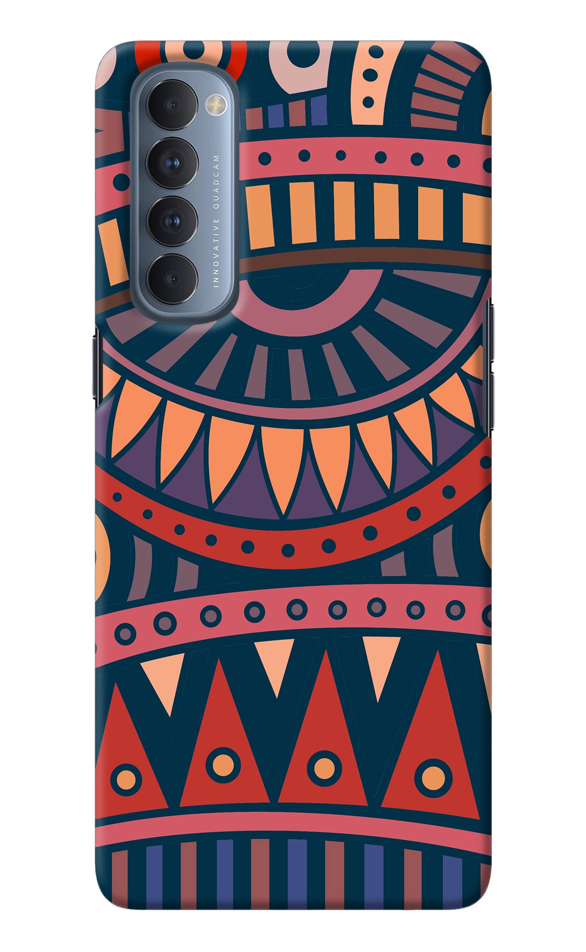 African Culture Design Oppo Reno4 Pro Back Cover