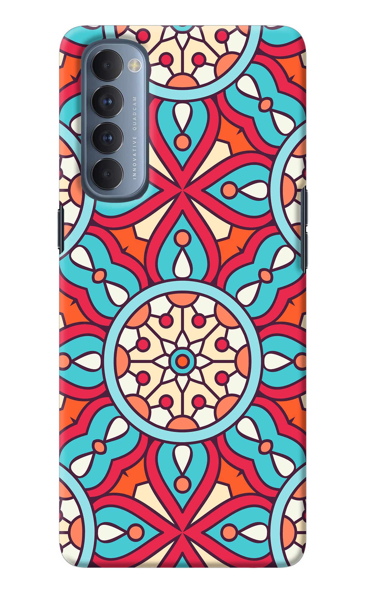 Mandala Geometric Oppo Reno4 Pro Back Cover