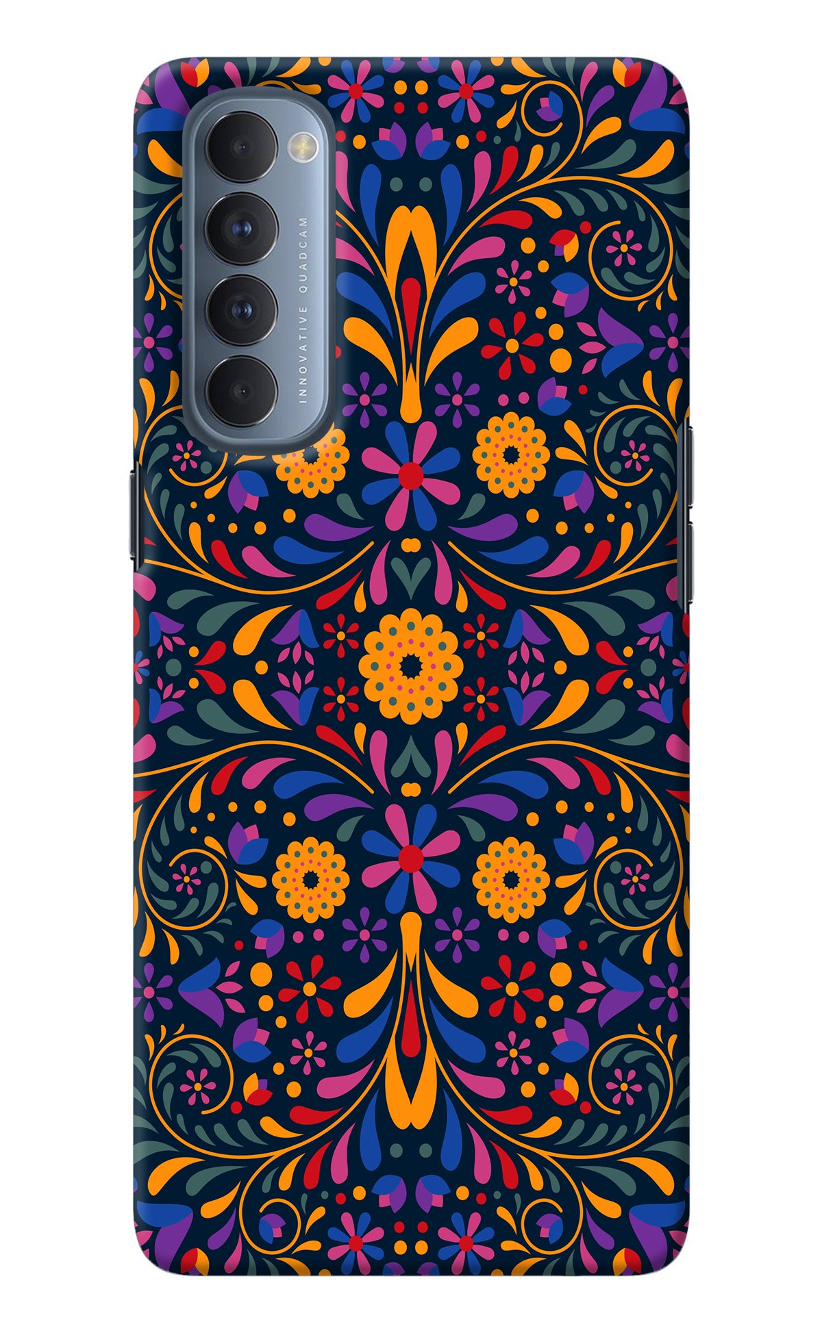 Mexican Art Oppo Reno4 Pro Back Cover