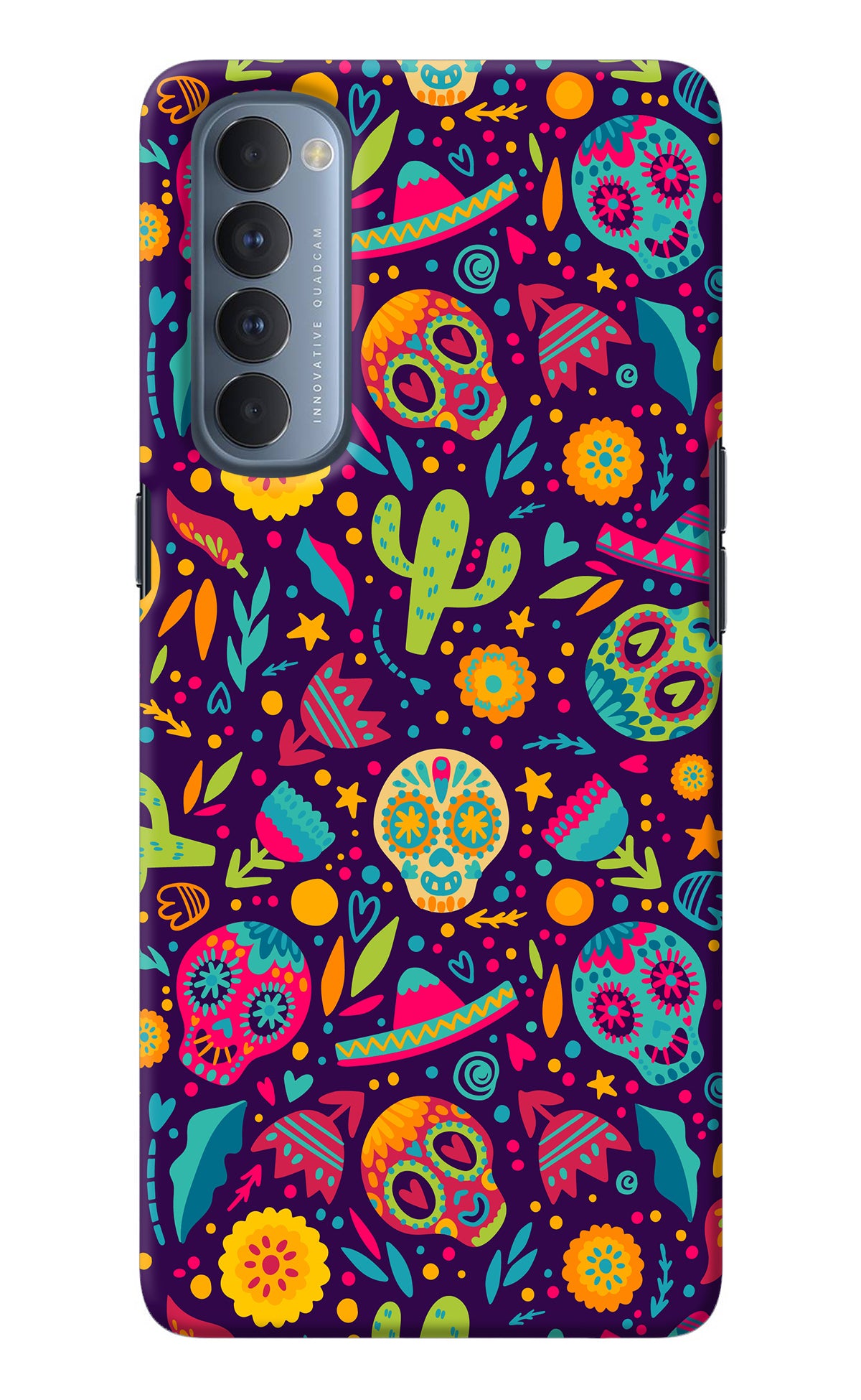 Mexican Design Oppo Reno4 Pro Back Cover