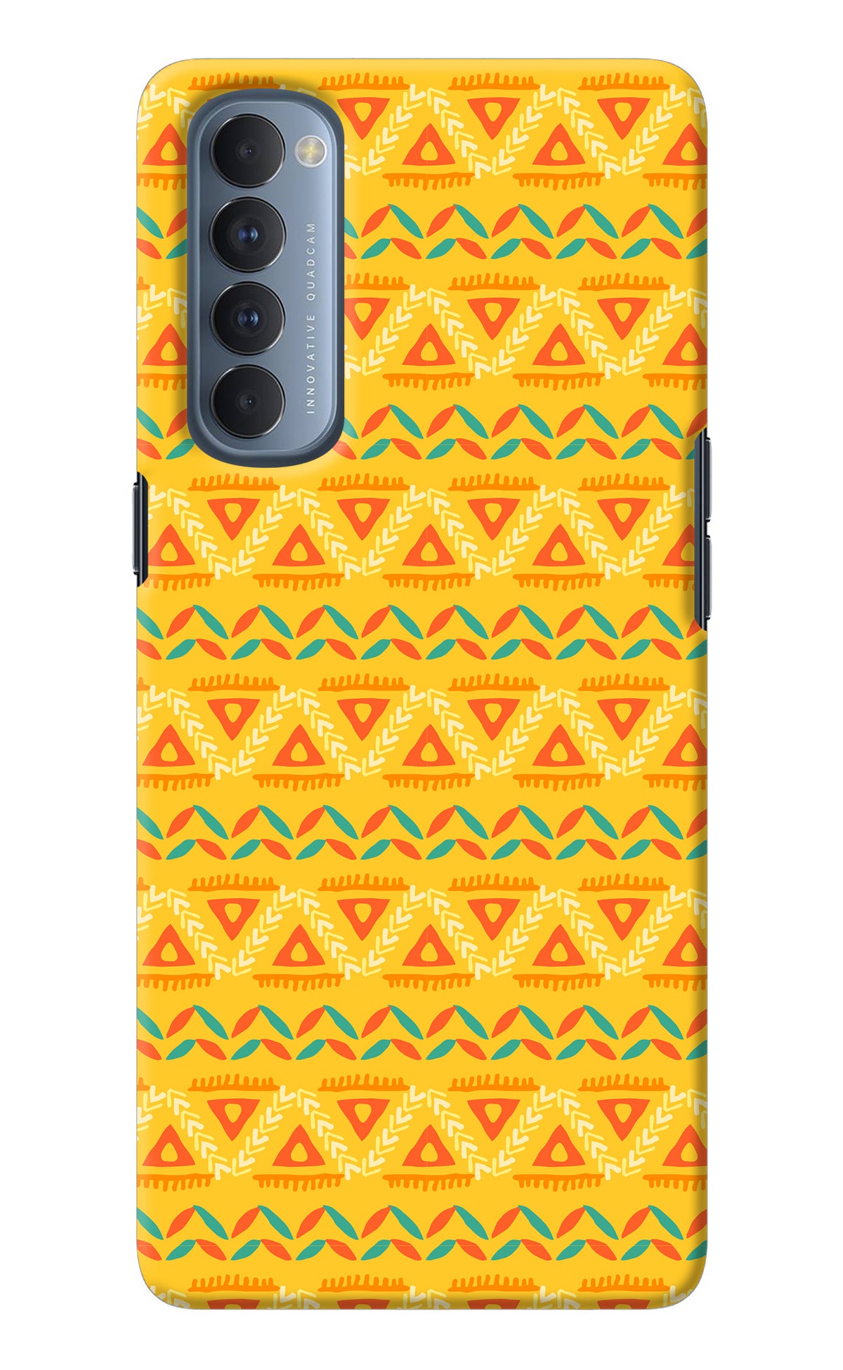 Tribal Pattern Oppo Reno4 Pro Back Cover