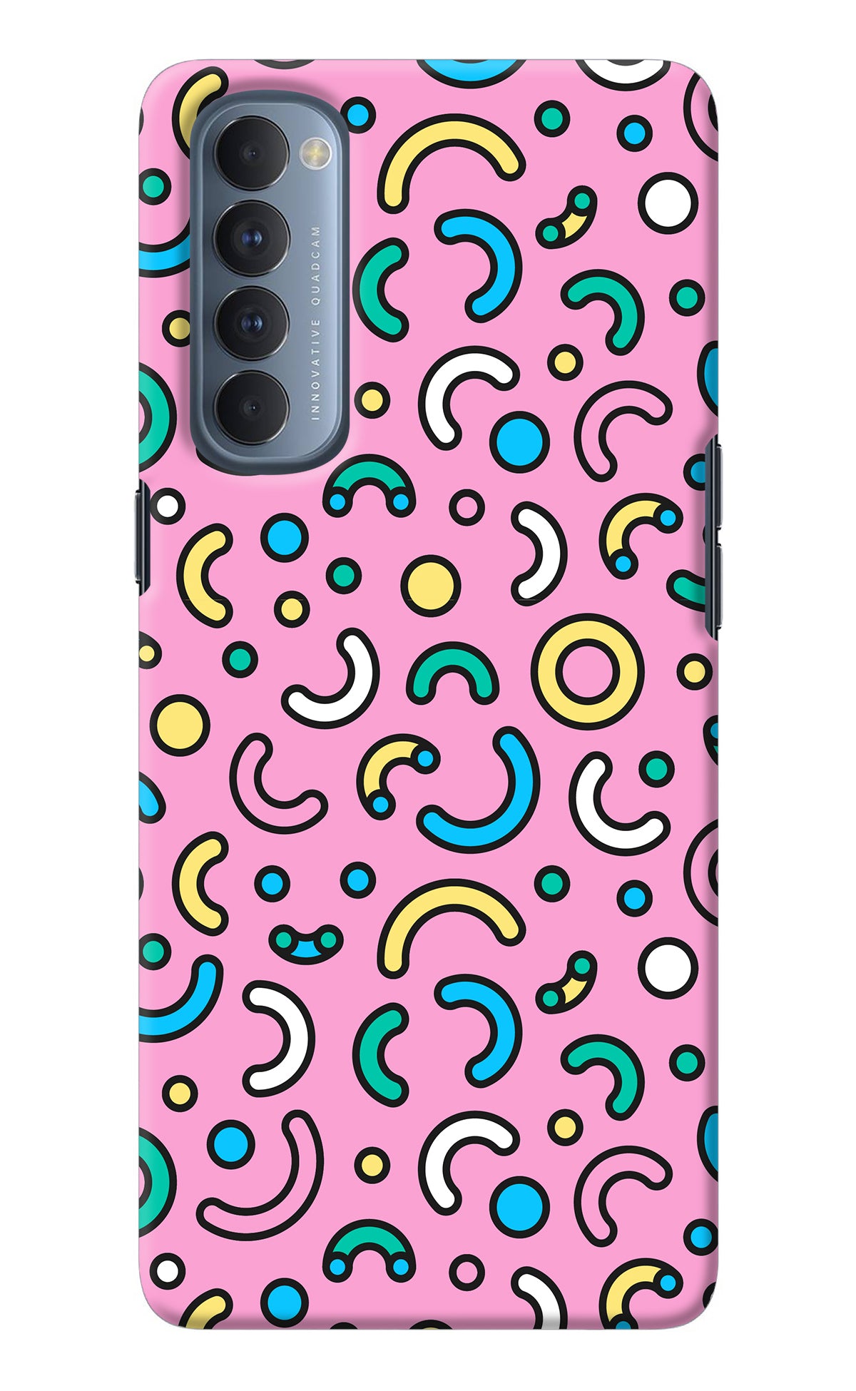 Memphis Design Oppo Reno4 Pro Back Cover