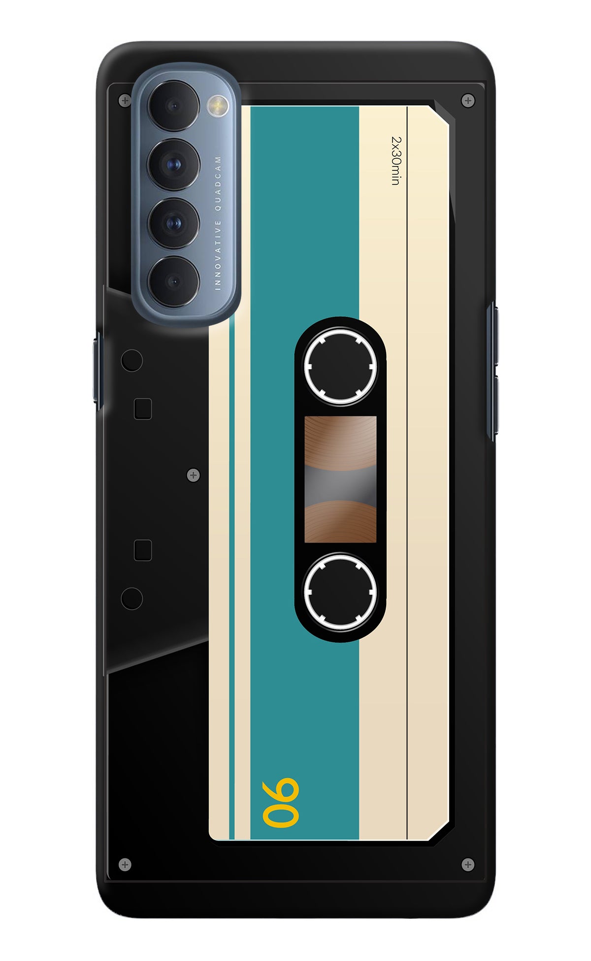 Cassette Oppo Reno4 Pro Back Cover