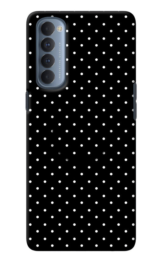 White Dots Oppo Reno4 Pro Pop Case