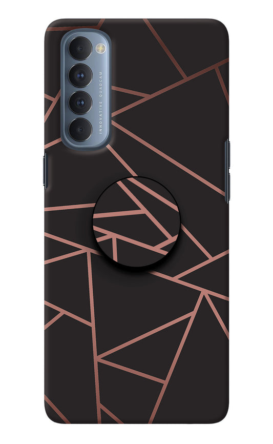 Geometric Pattern Oppo Reno4 Pro Pop Case