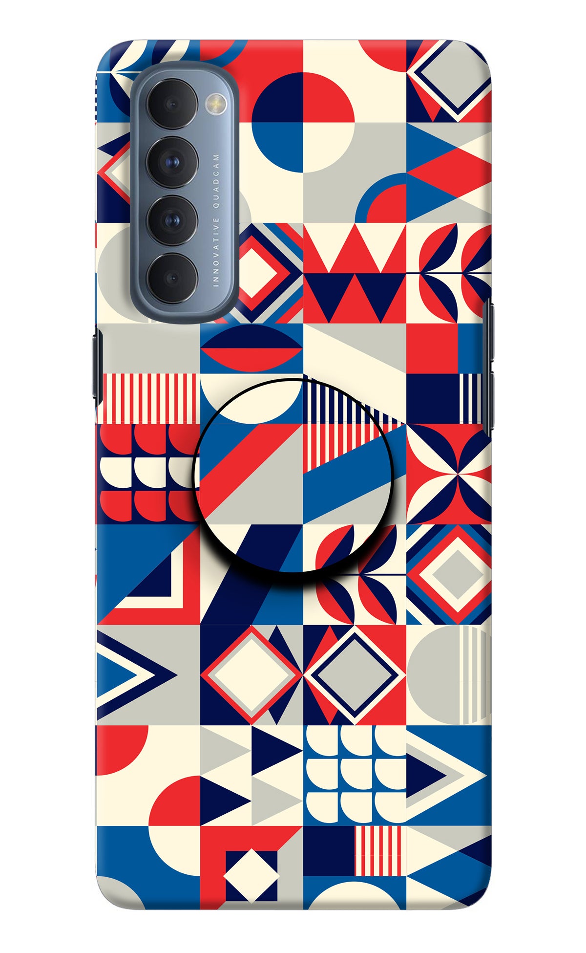 Colorful Pattern Oppo Reno4 Pro Pop Case