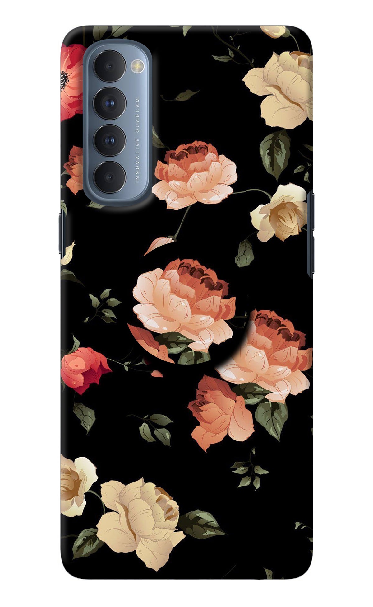 Flowers Oppo Reno4 Pro Pop Case