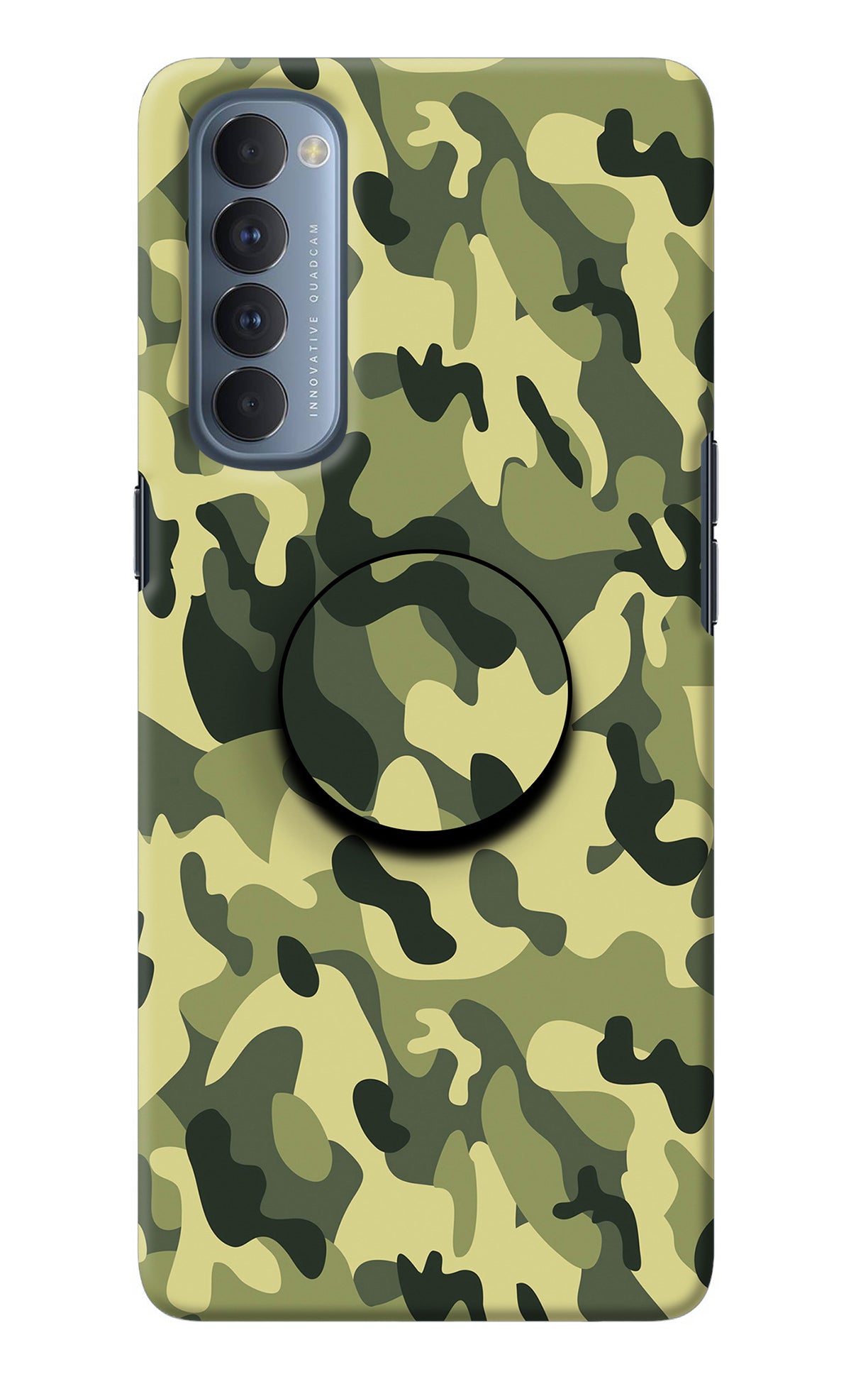 Camouflage Oppo Reno4 Pro Pop Case