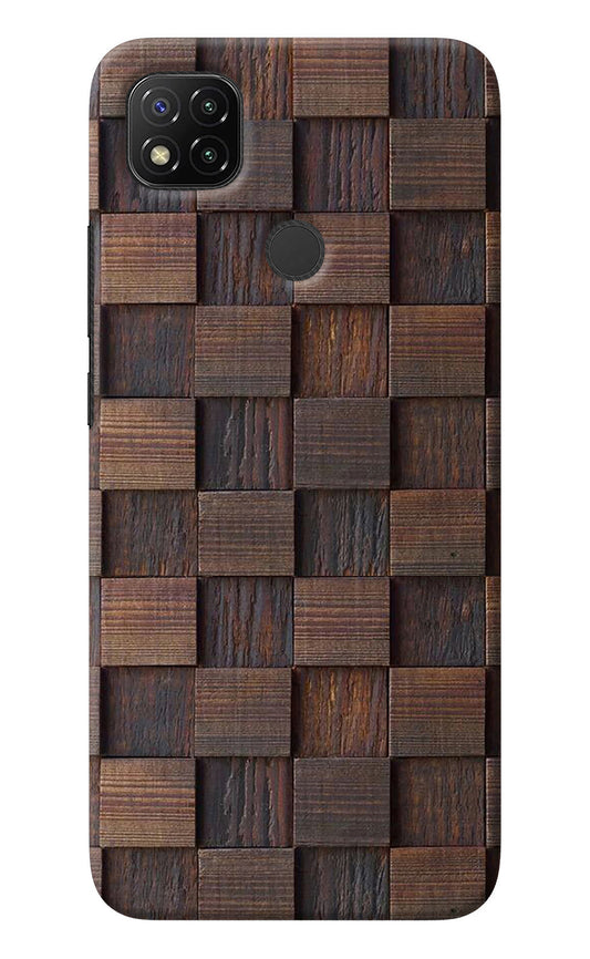 Wooden Cube Design Redmi 9 Back Cover