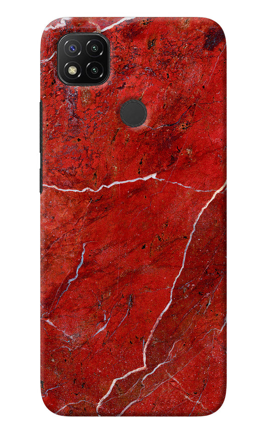 Red Marble Design Redmi 9 Back Cover