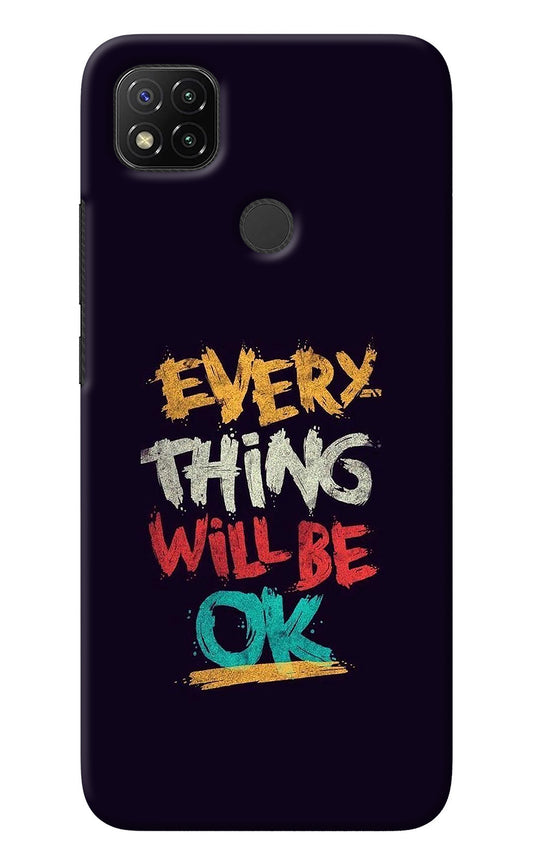 Everything Will Be Ok Redmi 9 Back Cover