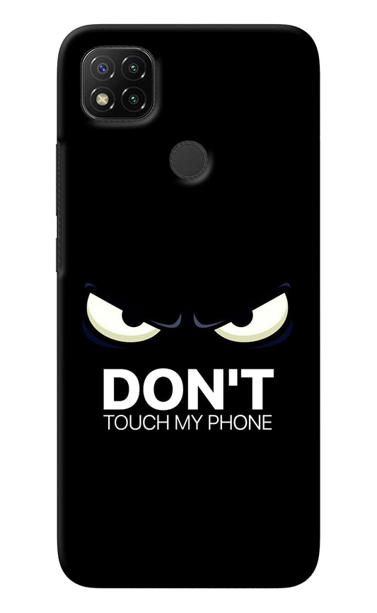 Don'T Touch My Phone Redmi 9 Back Cover