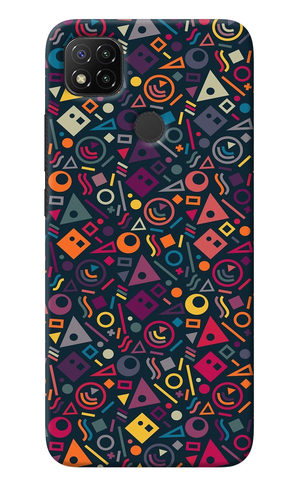 Geometric Abstract Redmi 9 Back Cover