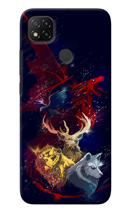 Game Of Thrones Redmi 9 Back Cover