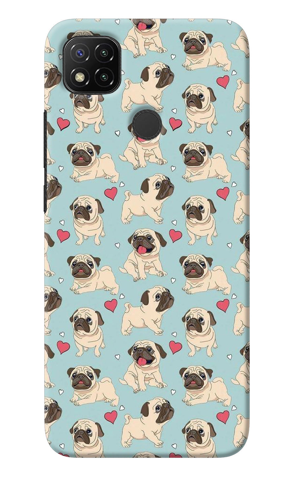 Pug Dog Redmi 9 Back Cover