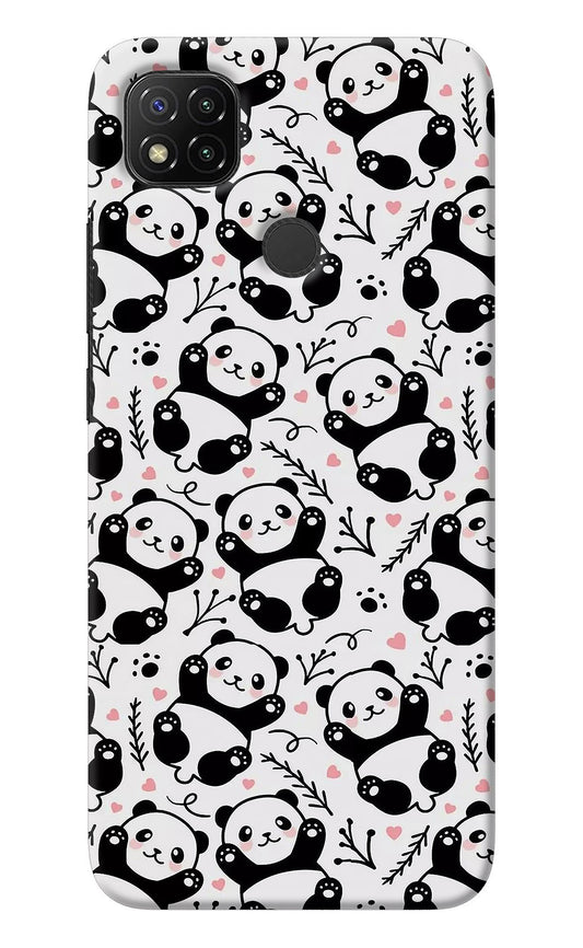 Cute Panda Redmi 9 Back Cover