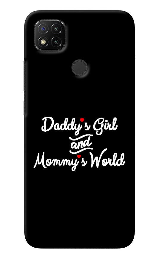 Daddy's Girl and Mommy's World Redmi 9 Back Cover