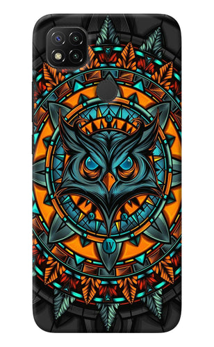 Angry Owl Art Redmi 9 Back Cover