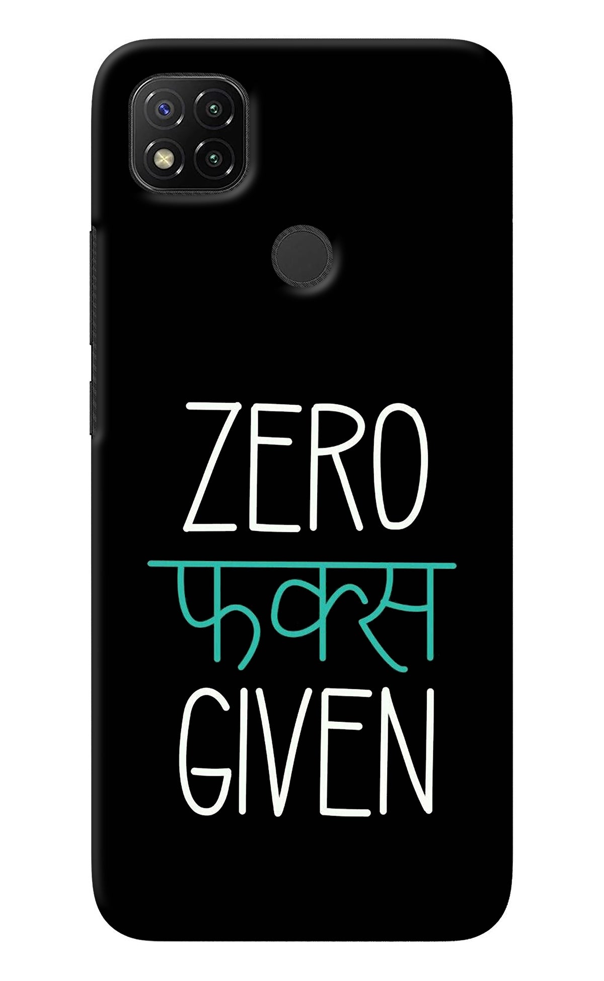 Zero Fucks Given Redmi 9 Back Cover