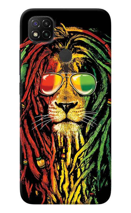 Rasta Lion Redmi 9 Back Cover