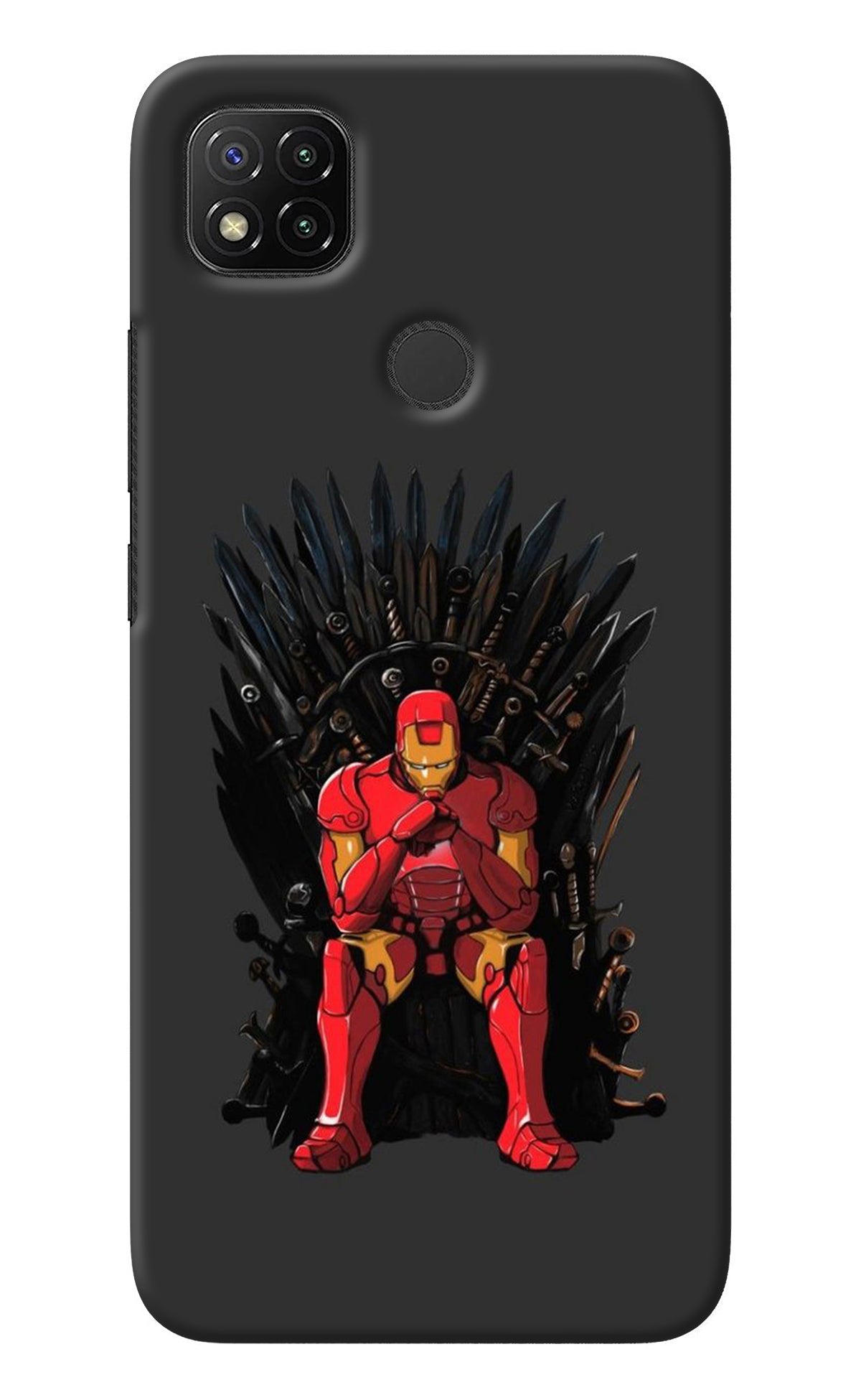 Ironman Throne Redmi 9 Back Cover