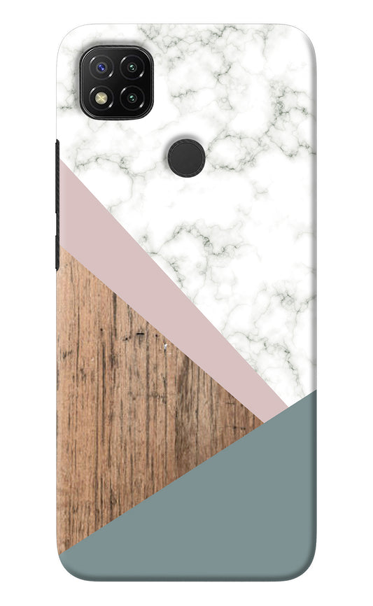 Marble wood Abstract Redmi 9 Back Cover