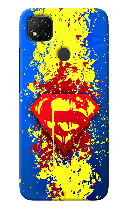 Superman logo Redmi 9 Back Cover