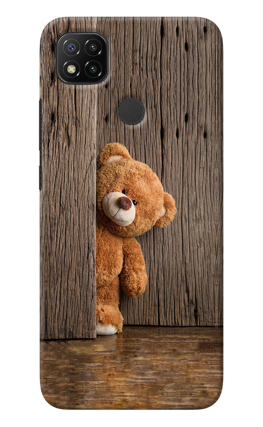 Teddy Wooden Redmi 9 Back Cover